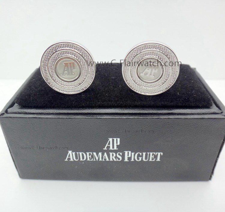 Copy Audemars Piguet Royal Oak Cufflinks w/ AP Box